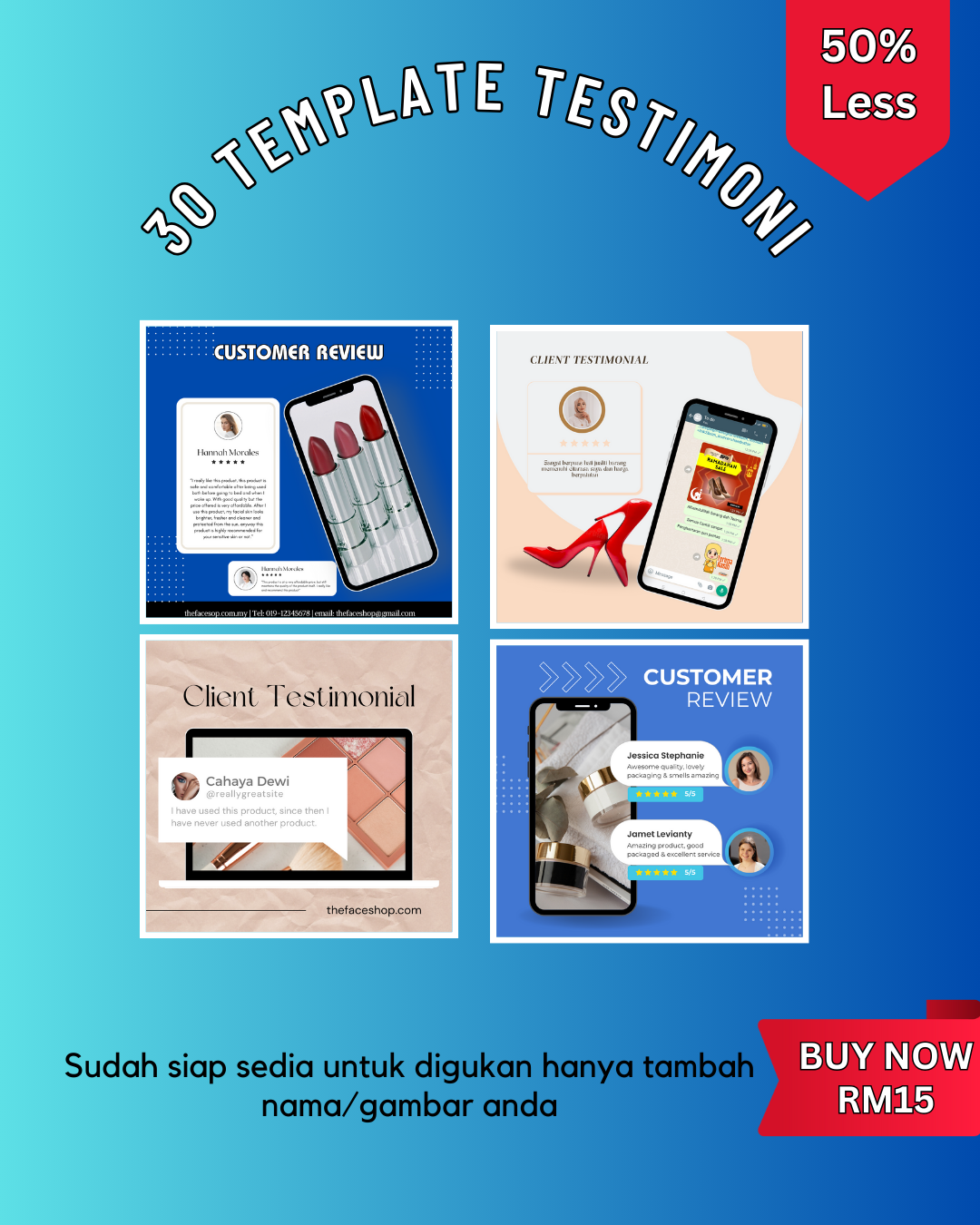 Norulhuda Binti Darus | Template Testimoni Pelanggan