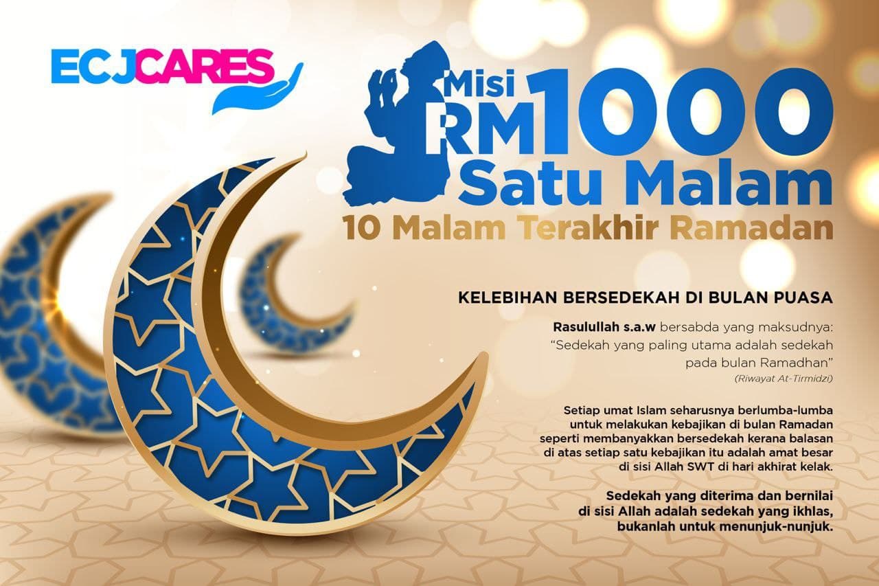 PERTUBUHAN KEBAJIKAN PERSAUDARAAN ELIT JAZ MALAYSIA  MISI RM1000 