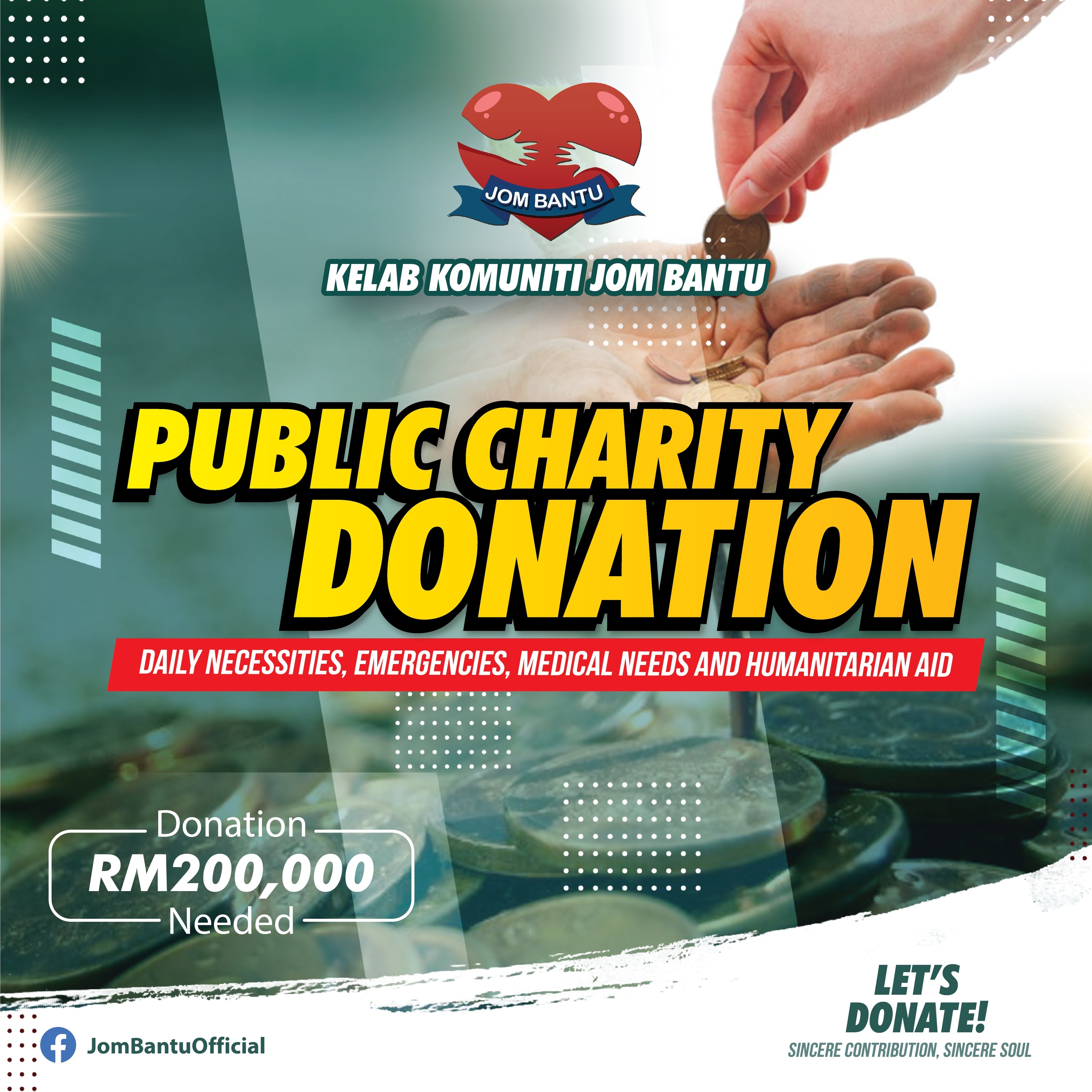 KELAB KOMUNITI JOM BANTU | CharityDonation