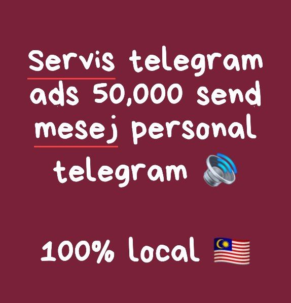 Mohamad Azam Bin Ramli Servis telegram ads sending