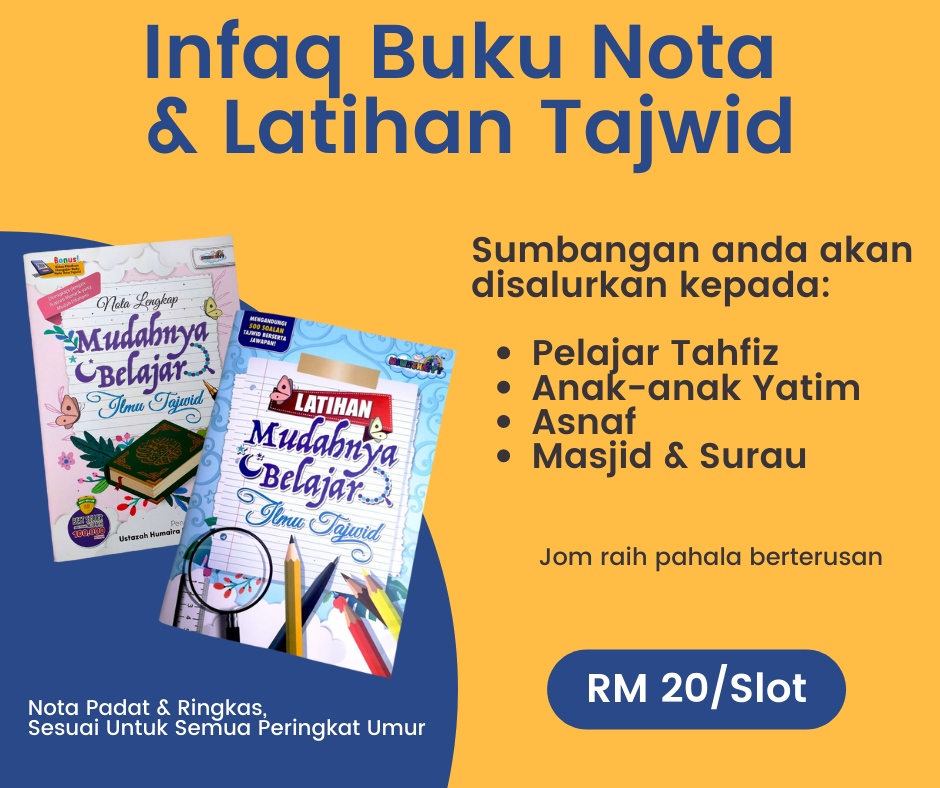 Nik Fatma Amirah | Infaq Buku Tajwid