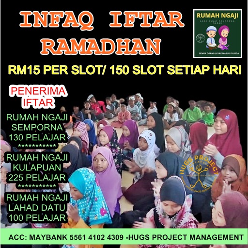 HUGS PROJECT MANAGEMENT | INFAQ IFTAR RAMADHAN 1444H